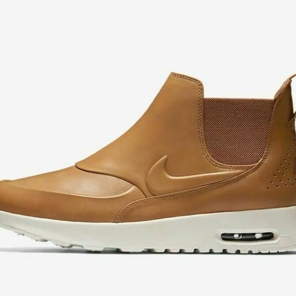 Nike Women's Air Max Thea Mid Womens Ale Brown Leather 859550-200 NEW - Picture 9 of 10